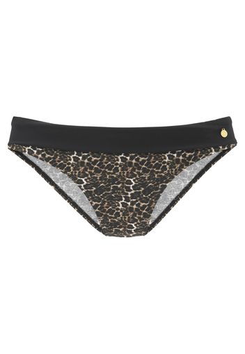 LASCANA Pantaloncini per bikini  marrone / nero