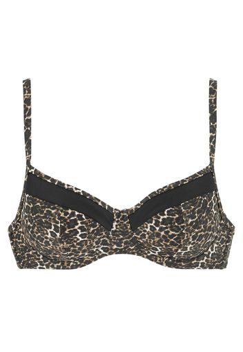 LASCANA Top per bikini  nero / marrone