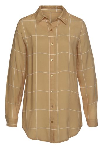 LASCANA Camicia da donna  beige / bianco