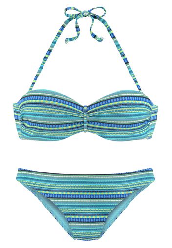 LASCANA Bikini  blu reale / turchese / blu cielo / blu cobalto / giallo