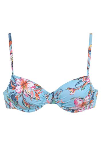 LASCANA Top per bikini  blu chiaro / rosa / arancione / turchese / giada