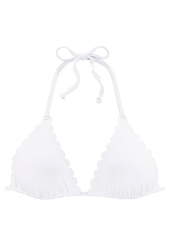 LASCANA Top per bikini  bianco