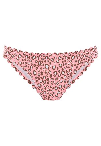 LASCANA Pantaloncini per bikini  rosa / marrone / bianco