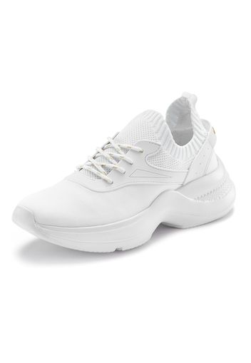 LASCANA Sneaker bassa  bianco / beige / oro