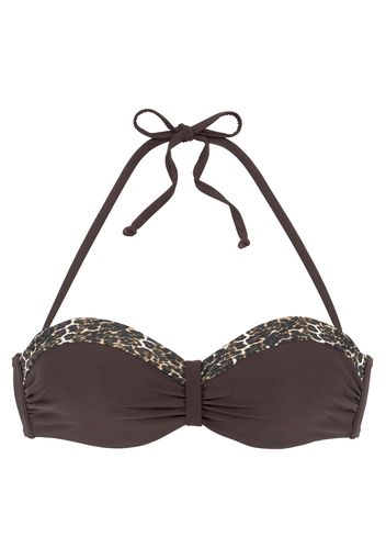 LASCANA Top per bikini  beige / marrone