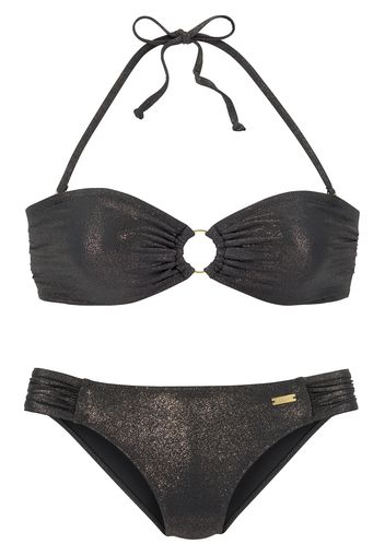 LASCANA Bikini  oro / nero