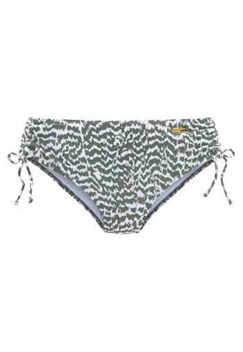 LASCANA Pantaloncini per bikini  oliva / bianco