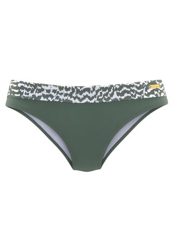 LASCANA Pantaloncini per bikini  oliva / bianco