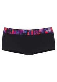 LASCANA Pantaloncini per bikini  nero / lilla scuro