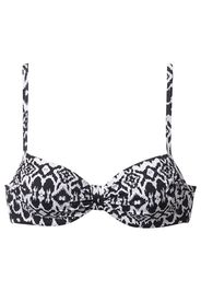 LASCANA Top per bikini 'Grace'  nero / bianco