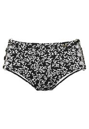 LASCANA Pantaloncini per bikini 'Meadow'  nero / bianco