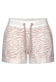 LASCANA Pantaloncini da pigiama  bianco / rosa