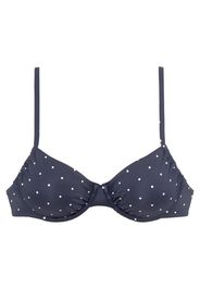 LASCANA Top per bikini 'Sparkel'  bianco / navy