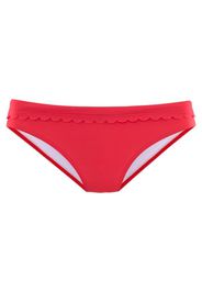 LASCANA Pantaloncini per bikini 'Scallop'  rosso