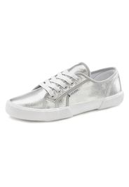 LASCANA Sneaker bassa  argento / bianco