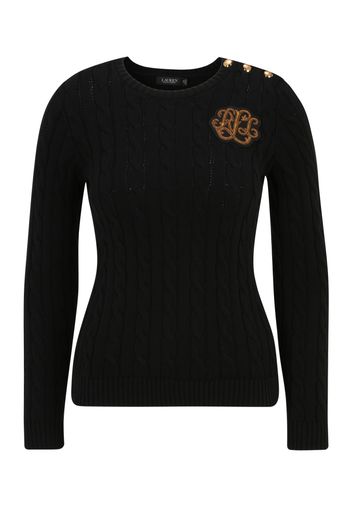 Lauren Ralph Lauren Petite Pullover 'MONTIVA'  oro / oro rosé / nero