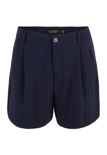 Lauren Ralph Lauren Petite Pantaloni con pieghe 'VADIENNE'  blu scuro