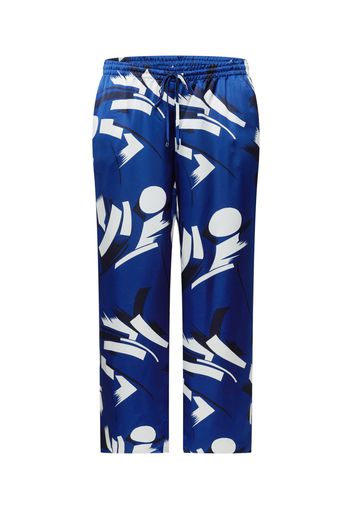 Lauren Ralph Lauren Plus Pantaloni  crema / blu / navy