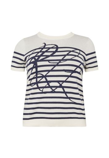 Lauren Ralph Lauren Plus Pullover 'KONSUELO'  crema / navy