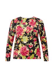 Lauren Ralph Lauren Plus Pullover 'SHAVONNE'  nero / rosa antico / pitaya / giallo chiaro