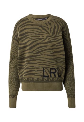 Lauren Ralph Lauren Pullover 'VERNIDA'  oliva / nero / cachi