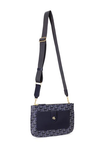 Lauren Ralph Lauren Borsa a tracolla 'JAMEY'  blu / blu scuro / bianco