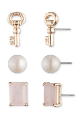 Lauren Ralph Lauren Orecchini 'STONE KEY'  oro / rosa / bianco perla