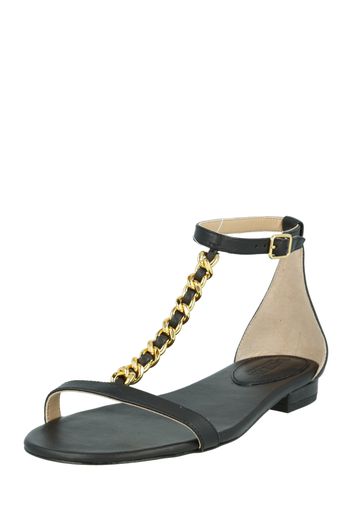 Lauren Ralph Lauren Sandalo con cinturino 'ELISE'  oro / nero