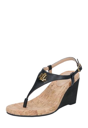 Lauren Ralph Lauren Infradito 'JEANNIE'  nero