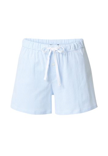 Lauren Ralph Lauren Pantaloncini da pigiama  blu chiaro / bianco