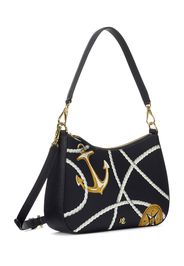 Lauren Ralph Lauren Borsa a spalla 'DANNI'  navy / marrone chiaro / oro / bianco