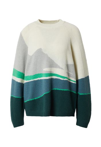 LeGer by Lena Gercke Pullover 'Matthea'  crema / grigio / petrolio / smeraldo