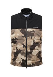 Les Deux Gilet  nero / marrone scuro / marrone chiaro / oliva