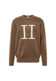 Les Deux Pullover 'Encore Intarsia'  beige / marrone