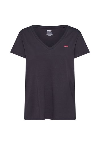 LEVI'S Maglietta  nero / bianco / rosso fuoco