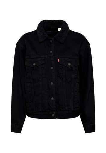 LEVI'S Giacca di mezza stagione 'EX-BF SHERPA TRUCKER'  nero