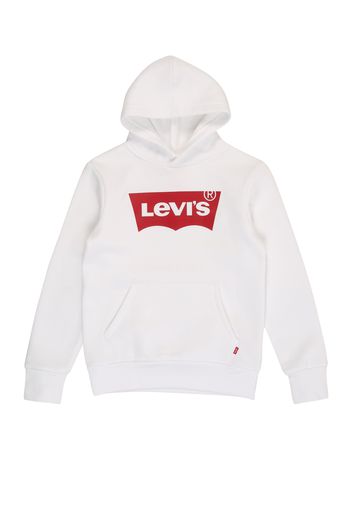 LEVI'S Felpa 'Batwing'  bianco / rosso