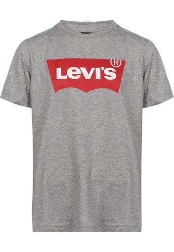 LEVI'S Maglietta 'Batwing'  grigio sfumato / bianco / rosso scuro