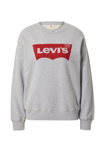 LEVI'S Felpa  grigio sfumato / rosso