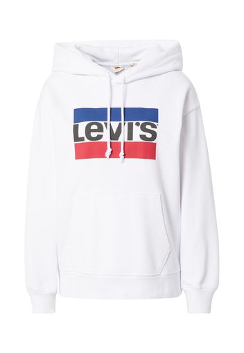 LEVI'S Felpa  bianco / nero / blu reale / rosso