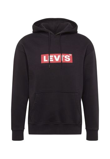 LEVI'S Felpa  nero / bianco / rosso