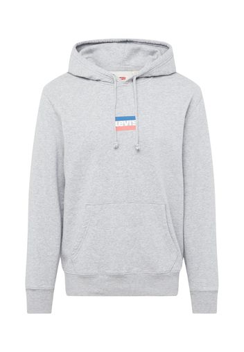 LEVI'S Felpa  grigio sfumato / bianco / rosso / blu