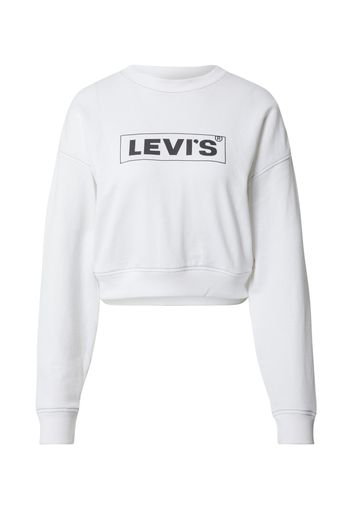 LEVI'S Felpa  bianco / nero