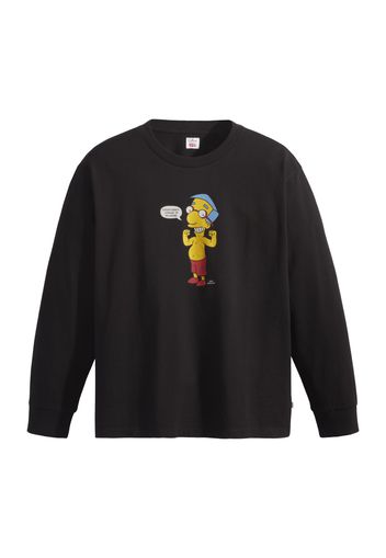 LEVI'S Felpa 'XSIMPSONS U L/S TEE'  nero