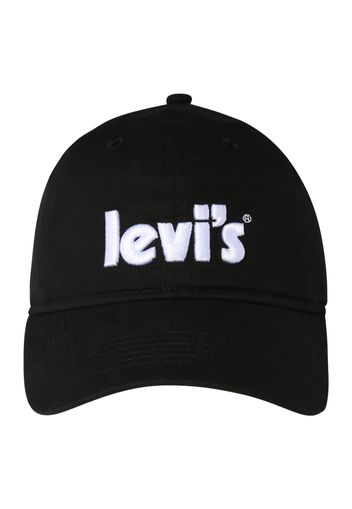 LEVI'S Cappello  nero / bianco