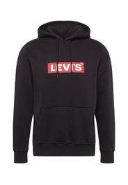 LEVI'S Felpa  nero / bianco / rosso