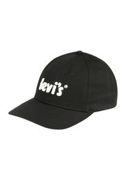 LEVI'S Cappello da baseball  nero / bianco