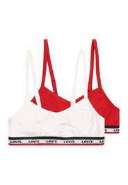 LEVI'S Reggiseno  bianco / rosso / nero