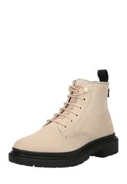 LEVI'S Stivaletto stringato 'Trooper'  beige / nero / bianco