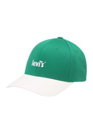 LEVI'S Cappello da baseball  verde / bianco